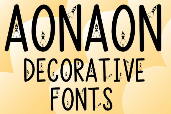 Aonaon: A Playful Display Font for Festive Web Design