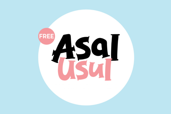 Asal Usul: A Modern Display Font for Web Projects