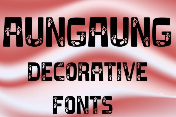 Aungaung: A Playful Font for Digital Creativity