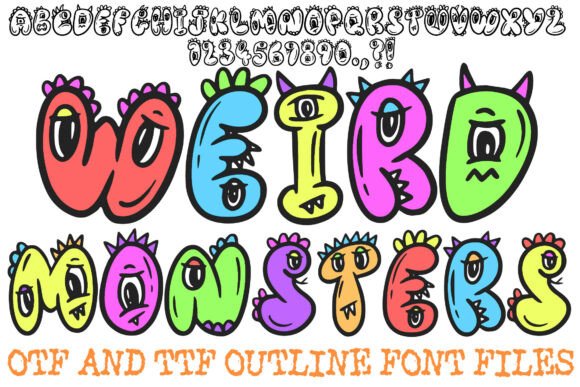 Boost Your Brand with the Weird Monsters Font