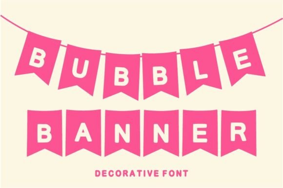 Bubble Banner Font for Eye-Catching Campaigns