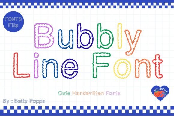 Bubbly Line Font for Playful Campaigns