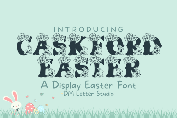 Caskford Easter: A Playful Font for Spring Web Designs