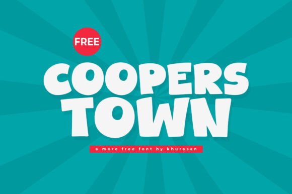 Coopers Town: A Modern Display Font for Editorial Projects