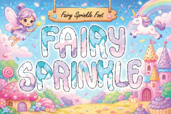Fairy Sprinkle Font for Dreamy Handmade Creations