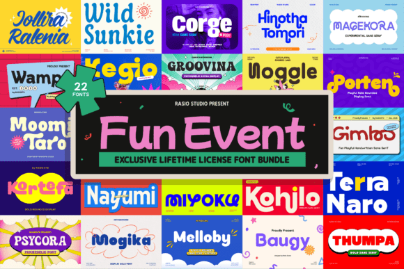 Fun Event Font for Vibrant Branding