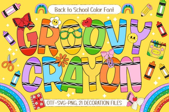 Groovy Crayon: A Playful Font for Branding