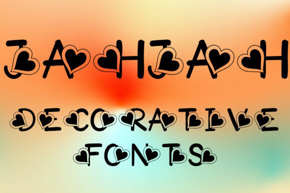 Jahjah Decorative Font for Engaging Visuals