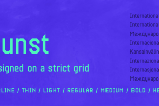 Kunst: A Modern Sans Serif Font for Bold Branding