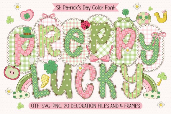 Preppy Lucky Font for Web Design