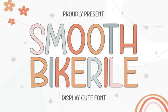 Smooth Bikerile: A Playful Sans Serif Font for Handmade Creations