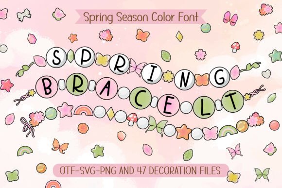 Spring Bracelet Font Review for Branding Projects