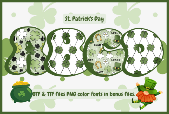 St. Patricks Day Font for Creative Branding Projects