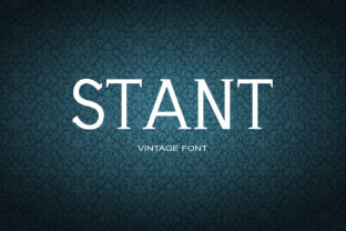 Stant Serif Font for Handmade Creations