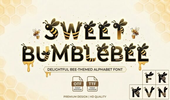 Sweet Bumblebee Font Review for Branding Projects